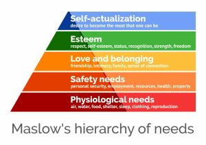 Maslow's hierarchy of needs is a model for understanding the motivations for human behavior. It maps different motivations onto a pyramid, with each level representing a different human need. These include physiological needs, safety, love and belonging, esteem, and self-actualization.